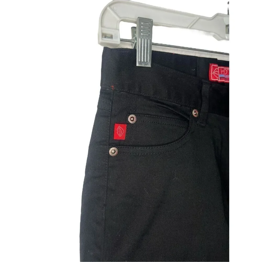 Vintage Hot‎ Kiss Women’s 1 Black Flare Jeans Low Rise Y2K